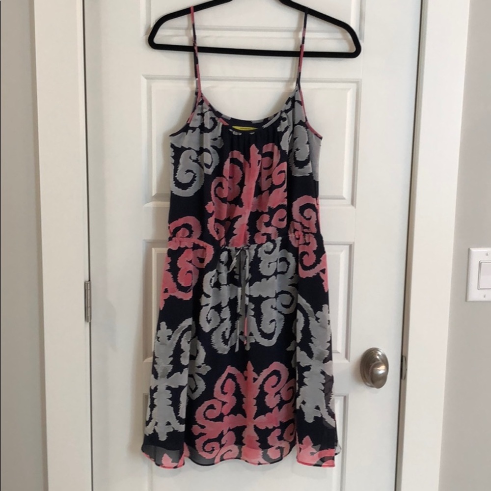 Milly Banana Republic Dress - Navy/pink - Size 8